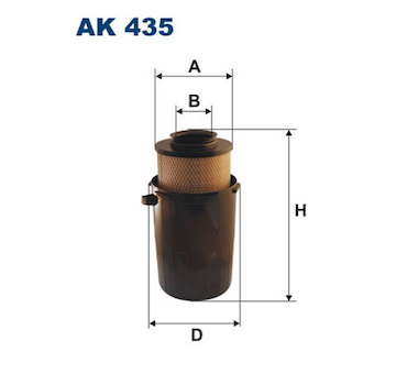 Vzduchový filtr FILTRON AK 435