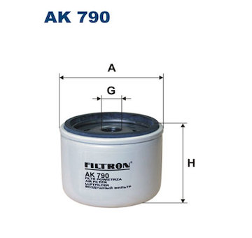 Vzduchový filtr, turbodmychadlo FILTRON AK 790