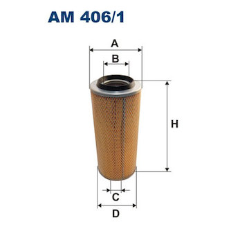 Vzduchový filtr FILTRON AM 406/1