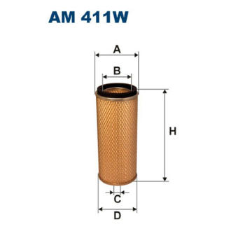 Filtr - sekundární vzduch FILTRON AM 411W