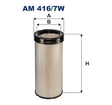 Filtr - sekundární vzduch FILTRON AM 416/7W