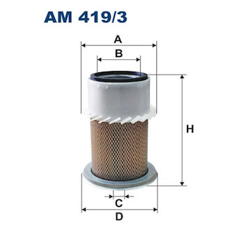 Vzduchový filtr FILTRON AM 419/3