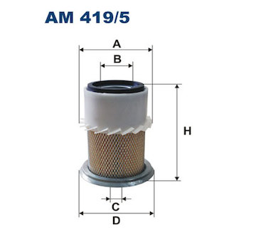 Vzduchový filtr FILTRON AM 419/5