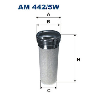 Filtr - sekundární vzduch FILTRON AM 442/5W