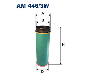Filtr - sekundární vzduch FILTRON AM 446/3W