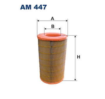 filtr vzduchu FILTRON AM447, DAF 85 CF, DAF 75 CF, DAF 65 CF