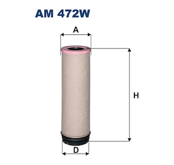 Filtr - sekundární vzduch FILTRON AM 472W
