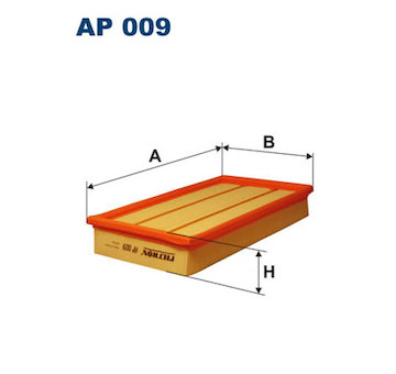Vzduchový filtr FILTRON AP 009