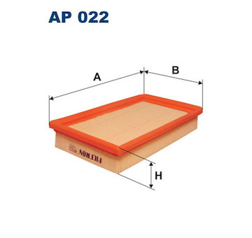 Vzduchový filtr FILTRON AP 022