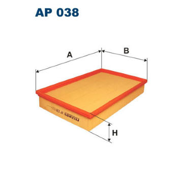 Vzduchový filtr FILTRON AP 038