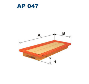 Vzduchový filtr FILTRON AP 047