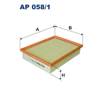 Vzduchový filtr FILTRON AP 058/1