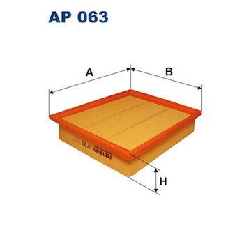 Vzduchový filtr FILTRON AP 063