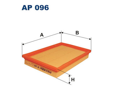 Vzduchový filtr FILTRON AP 096