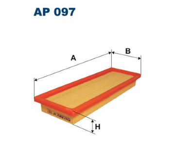 Vzduchový filtr FILTRON AP 097