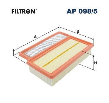 Vzduchový filtr FILTRON AP 098/5