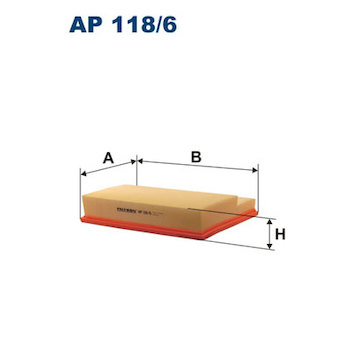 Vzduchový filtr FILTRON AP 118/6