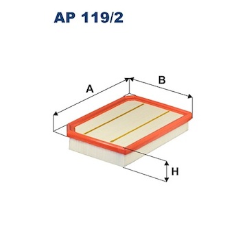 Vzduchový filtr FILTRON AP 119/2
