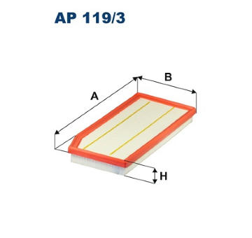 Vzduchový filtr FILTRON AP 119/3