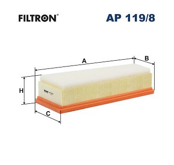 Vzduchový filtr FILTRON AP 119/8