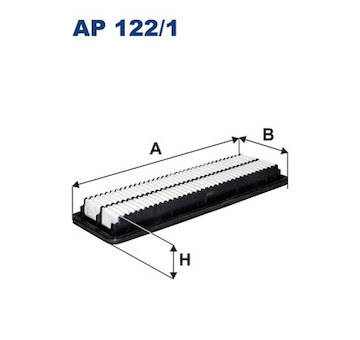 Vzduchový filtr FILTRON AP 122/1