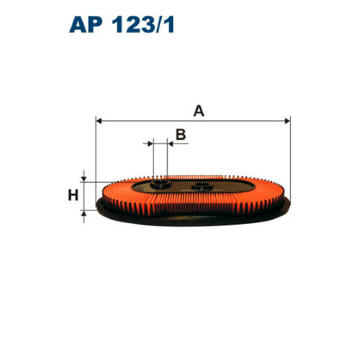 Vzduchový filtr FILTRON AP 123/1