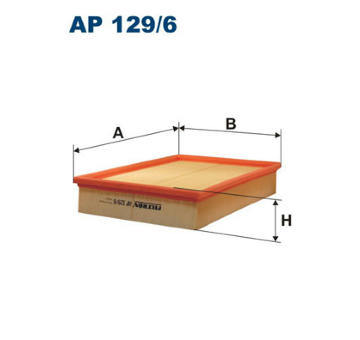 Vzduchový filter FILTRON AP 129/6