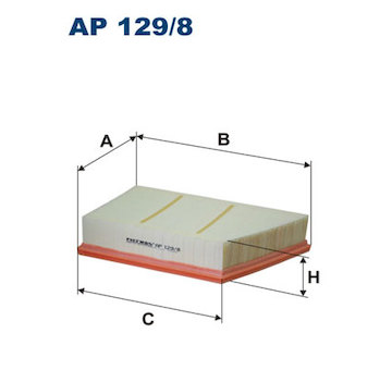 Vzduchový filtr FILTRON AP 129/8