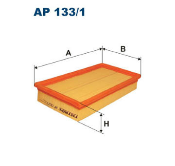 Vzduchový filtr FILTRON AP 133/1