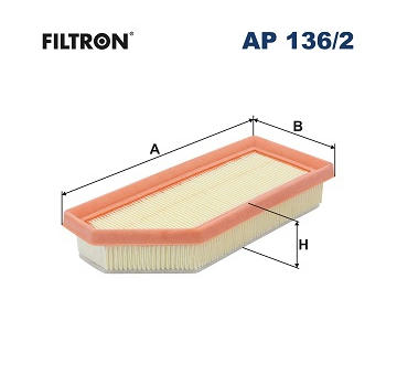 Vzduchový filtr FILTRON AP 136/2