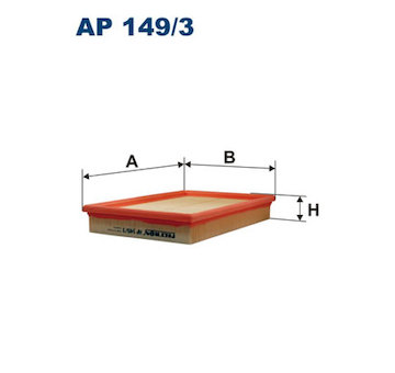 Vzduchový filtr FILTRON AP 149/3