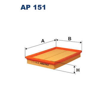Vzduchový filtr FILTRON AP 151