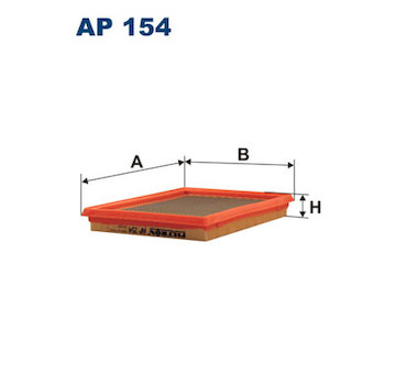 Vzduchový filtr FILTRON AP 154
