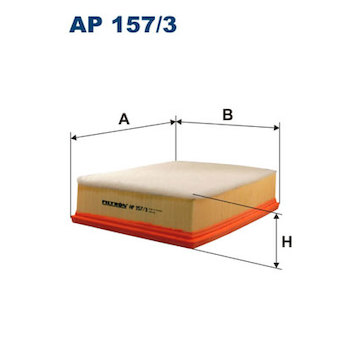 Vzduchový filtr FILTRON AP 157/3