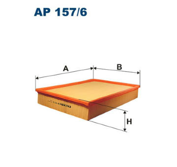 Vzduchový filtr FILTRON AP 157/6