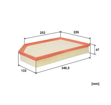 Vzduchový filter FILTRON AP 165/9