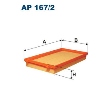 Vzduchový filtr FILTRON AP 167/2