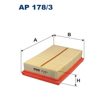 Vzduchový filtr FILTRON AP 178/3