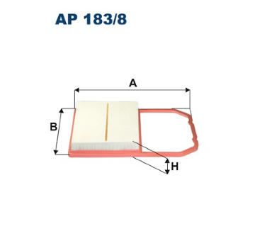 Vzduchový filtr FILTRON AP 183/8