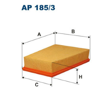 Vzduchový filtr FILTRON AP 185/3