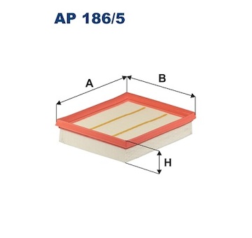 Vzduchový filtr FILTRON AP 186/5