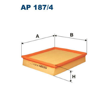 Vzduchový filtr FILTRON AP 187/4