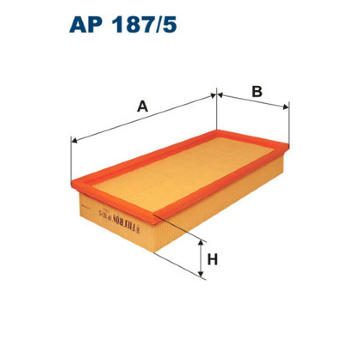 Vzduchový filtr FILTRON AP 187/5