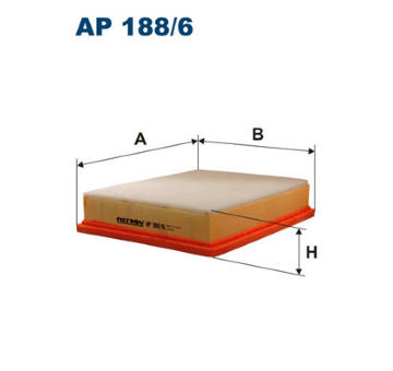 Vzduchový filtr FILTRON AP 188/6