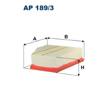 Vzduchový filtr FILTRON AP 189/3