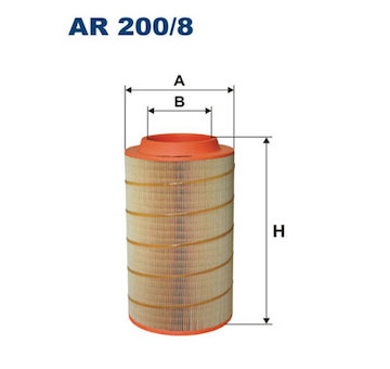 Vzduchový filtr FILTRON AR 200/8