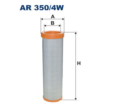 filtr vzduchu sekundární FILTRON AR350/4W, VOLVO, RENAULT