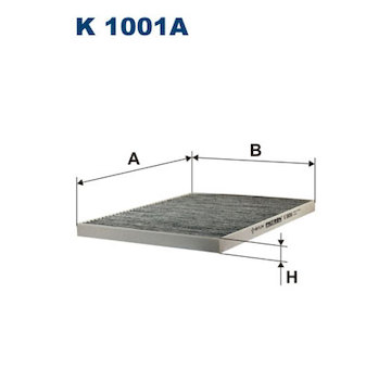 Filtr, vzduch v interiéru FILTRON K 1001A