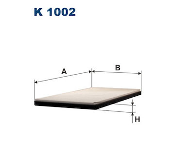Filtr, vzduch v interiéru FILTRON K 1002