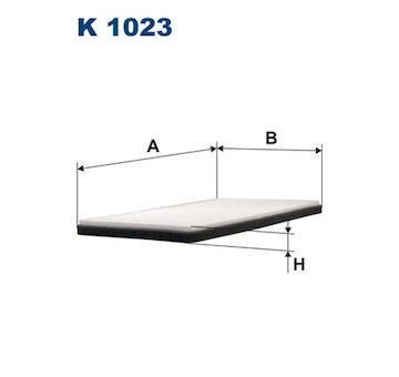 Filtr, vzduch v interiéru FILTRON K 1023